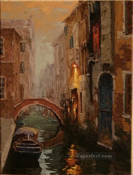 街並み Painting - ヴェネツィアの朝霧
